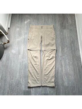 Beige / Cream Columbia Sportswear Hiking / Activewear Pants (Unzips Into Shorts)